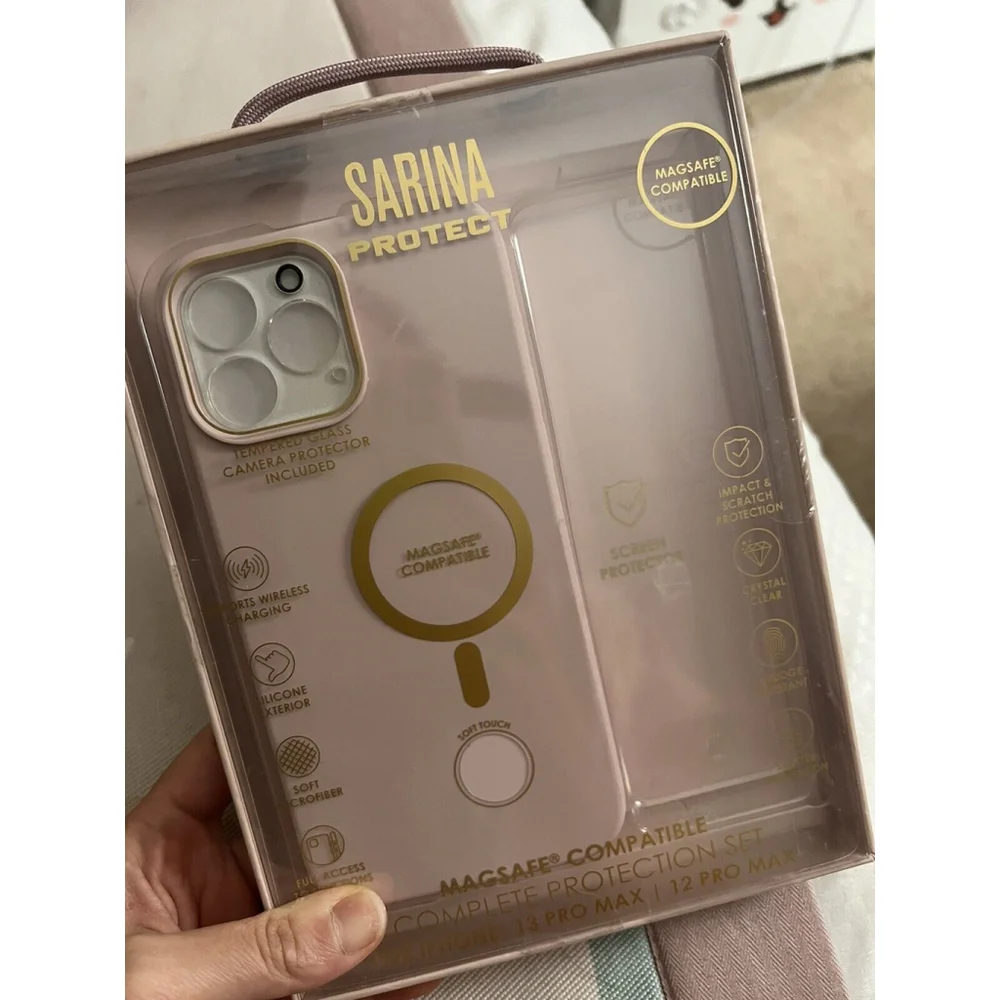 SARINA iPhone 13 Pro Max/12 Pro Max Case Magsafe *NEW*with Screen Protect